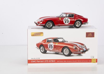Lot 402 - A CMC 1:18 Ferrari 275 GTB/C 24H France 1966 Biscaldi/Bourbon #26
