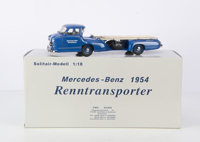 Lot 406 - A CMC 1:18 Mercedes-Benz 1954 Renntransporter