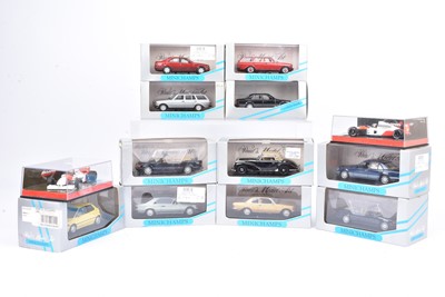 Lot 408 - Minichamps Diecast 1:43 Scale Road and Competition Cars