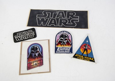Lot 505 - Vintage Star Wars Stickers & Sew On Patches