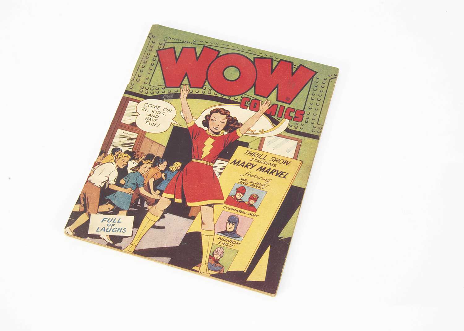 Lot 549 - Fawcett Publications Wow Comics No 13 1943