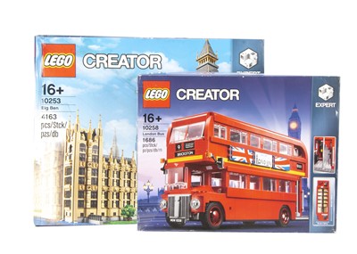 Lot 554 - Lego Big Ben and London Bus