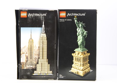 Lot 557 - Lego Architecture Empire State Building Statue of Liberty and Eiffel Tower (3)