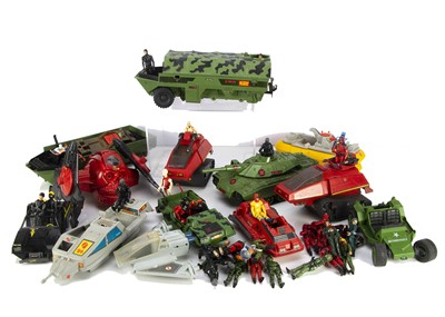 Lot 636 - 1980s Palitoy Action Force Figures & Vehicles