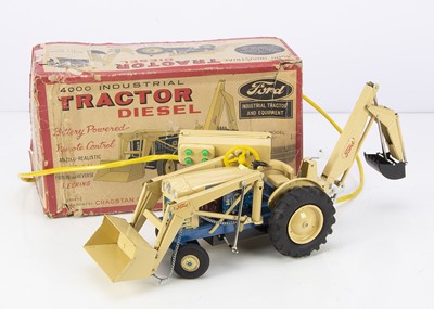 Lot 714 - A Cragstan Battery Powered Ford 4000 Industrial Diesel Tractor