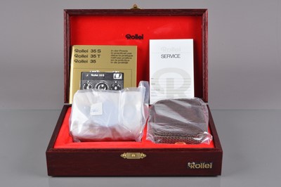 Lot 202 - A Limited Edition 50th Anniversary Rollei 35 S Camera