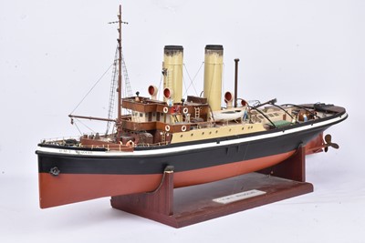 Lot 775 - A 1:48 scale kitbuilt Radio Controlled Caldercraft kit of HM Tug 'Resolve'