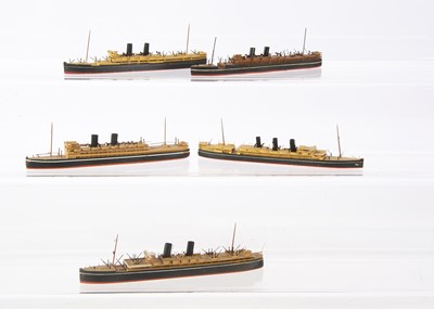 Lot 787 - Modern 1:1200 Waterline Ship Models P&O