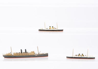 Lot 791 - 1:1200 Waterline Ship Models