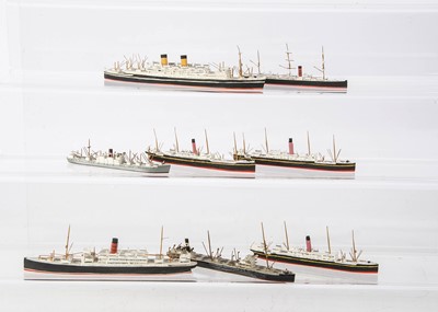 Lot 799 - John Lindsay Modern 1:1200 Waterline Ship Models