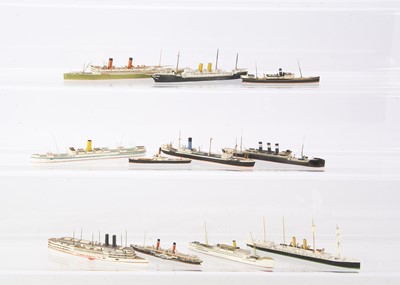 Lot 802 - Modern 1:1200 Waterline Ship Models