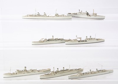 Lot 805 - Reginald Carpenter Modern 1:1200 Waterline Ship Models