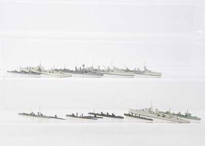 Lot 811 - 1:1200 Waterline Ship Model Warships