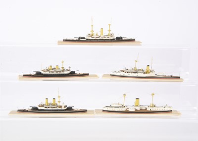 Lot 818 - Ron Hughes Modern 1:600 Waterline Ship Model Warships