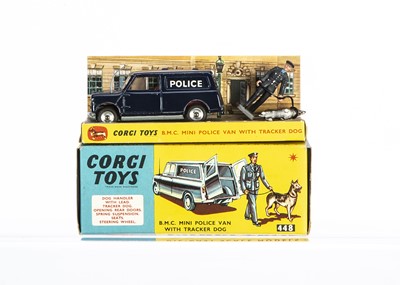 Lot 120 - A Corgi Toys 448 B.M.C Mini Police Van With Tracker Dog