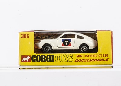 Lot 127 - A Corgi Toys 305 Mini Marcos GT 850