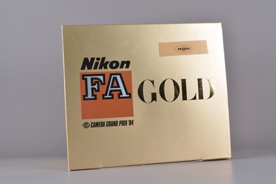 Lot 217 - A Nikon FA Gold Grand Prix 84 SLR Camera