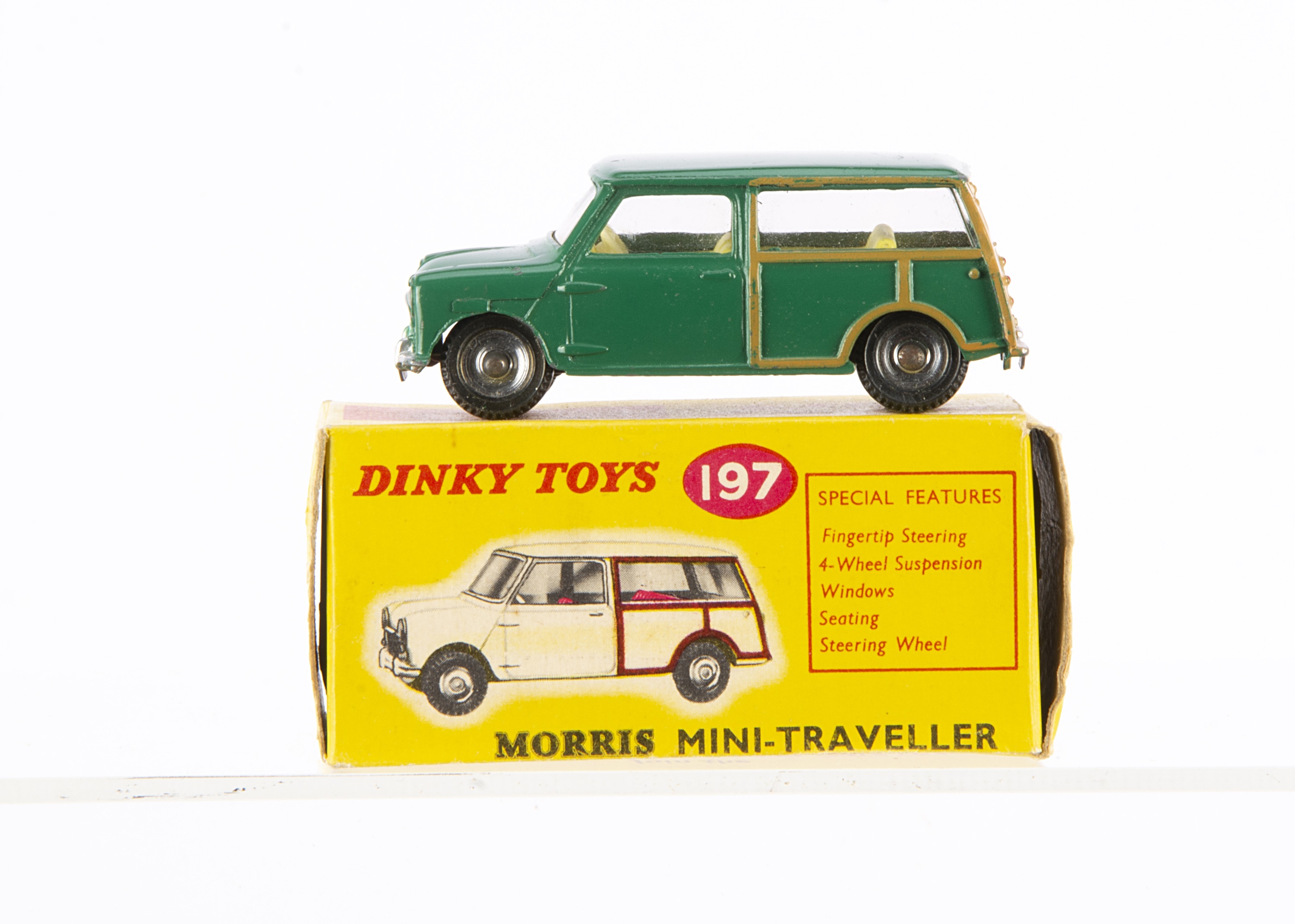 DINKY TOYS 197 MORRIS MINI-TRAVELLER 箱付き Dinky 197, Morris Mini Traveller - Free Price Guide & Review