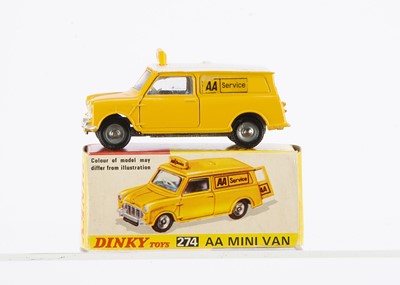 Lot 188 - A Dinky Toys 274 A.A Mini Van