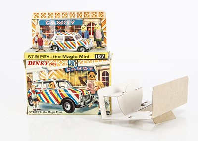 Lot 191 - A Dinky Toys 107 Stripey The Magic Mini