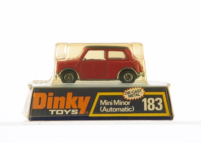 Lot 195 - A Dinky Toys 183 Morris Mini Minor Automatic