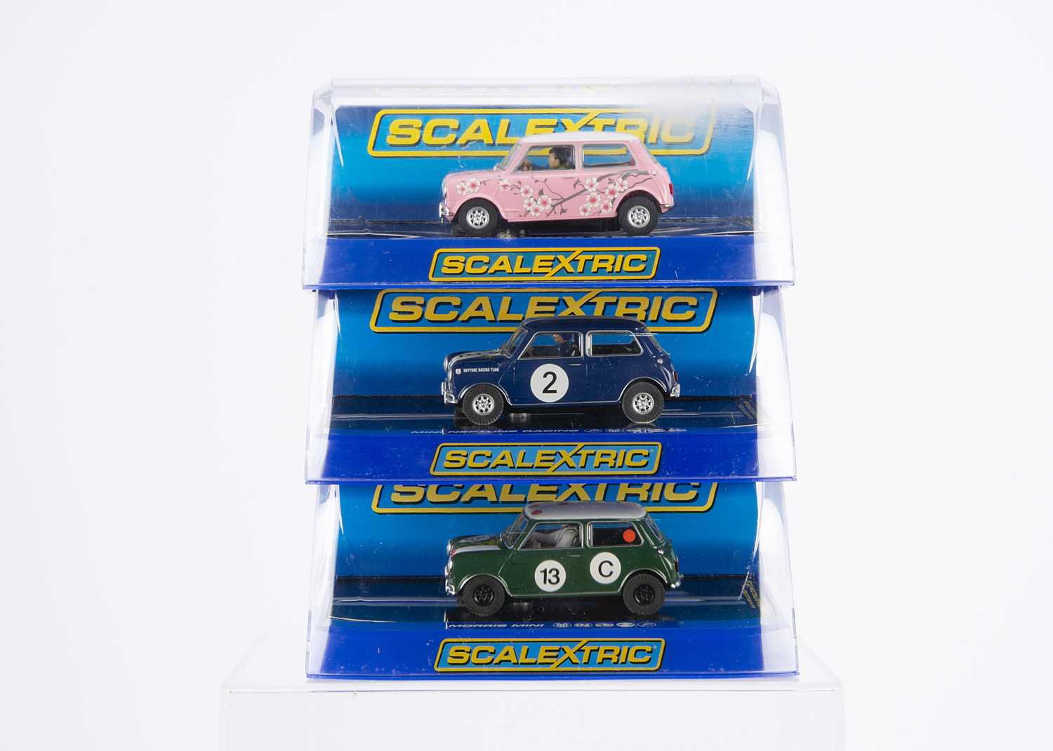 Lot 209 - Modern Scalextric Mini Slot Cars