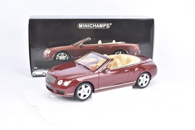 Lot 415 - Minichamps 1:18 Scale Bentley Continental GTC 2006