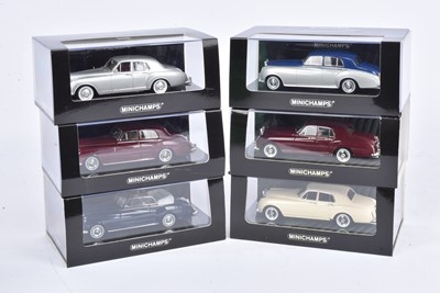 Lot 420 - Minichamps 1:43 Scale Postwar Bentleys (6)