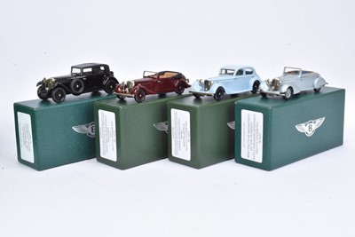 Lot 429 - Lansdowne Models (Brooklin) White Metal 1930s Bentleys