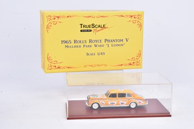 Lot 439 - Tru Scale Miniatures John Lennon's Rolls Royce