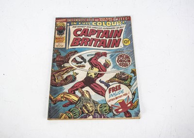 Lot 550 - Marvel UK Captain Britain Comic No 1 1976