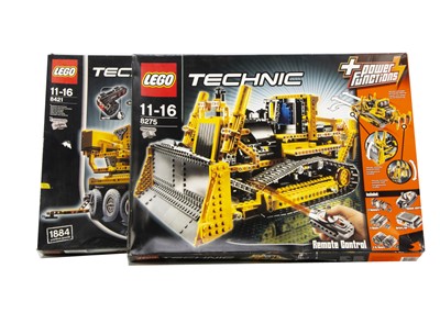 Lot 587 - Lego Technic Mobile Crane and Bulldozer