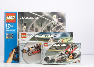 Lot 595 - Lego Racers Sets (3)