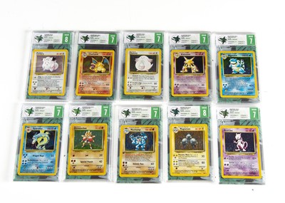 Lot 618 - TFG Graded Pokémon WOTC Base Set