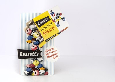 Lot 651 - A 1960s Bassett's Liquorice Allsorts Cardboard Shop Display