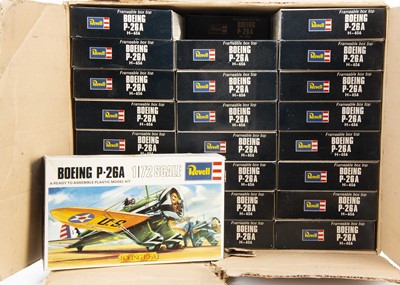 Lot 695 - A Revell Trade Box Of 72 Boeing P-26A Kits