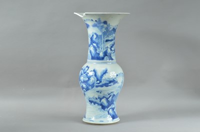 Lot 158 - A 19th century damaged Chinese porcelain vase