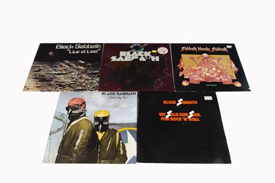 Lot 124 - Black Sabbath LPs