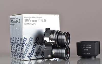 Lot 370 - A Mamiya-Sekor Super 180mm f/4.5 Lens