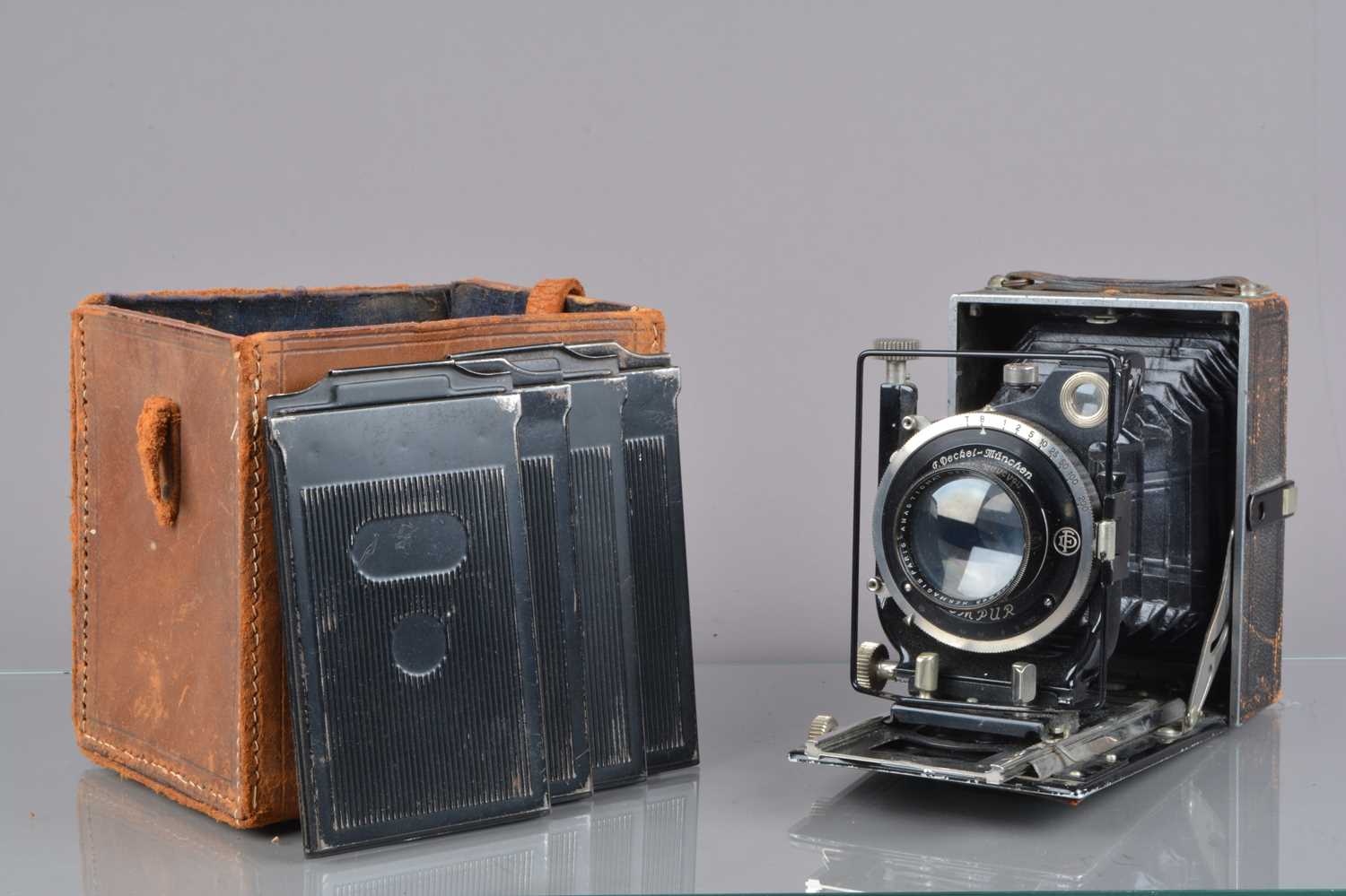 Lot 125 - A Wirgin Gewir Folding Plate Camera