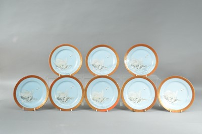 Lot 161 - Eight late Meiji period Japanese side plates