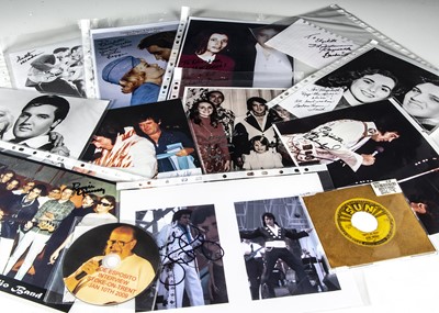 Lot 343 - Elvis Presley Photographs / Autographs