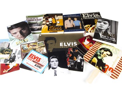 Lot 346 - Elvis Presley Books / Postcards