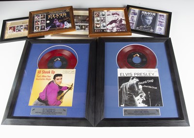 Lot 350 - Elvis Presley Framed Presentations / Posters