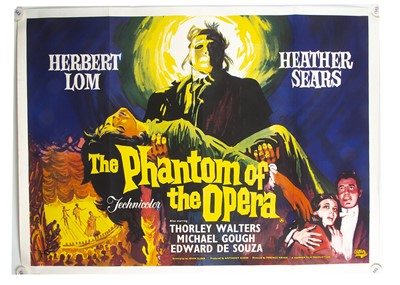 Lot 382 - The Phantom Of The Opera (1962) Quad Poster