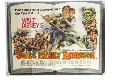 Lot 386 - Swiss Family Robinson (1960) Quad Posters