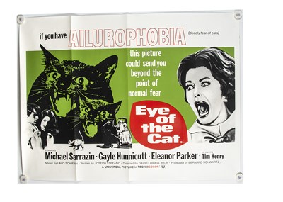 Lot 387 - The Eye of the Cat (1969) Quad Poster