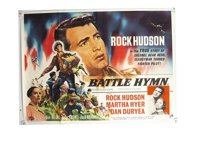 Lot 388 - Battle Hymn (1957) Quad Poster