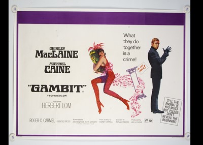 Lot 389 - Gambit (1968) Quad Poster