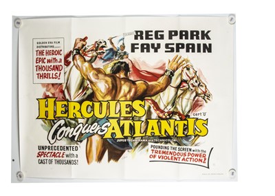 Lot 391 - Hercules Conquers Atlantis (1961) Quad Poster